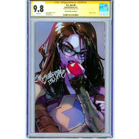 GI Joe #6 [Rose Besch CGC 9.8 Signature Series Fan Expo Spot Foil Virgin] 2025 Comics Image Comics