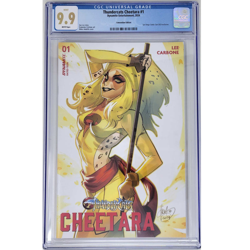 Thundercats: Cheetara #1 [CGC 9.9 Mirka Adolfo SDCC Exclusive MINT] 2024 Comics Dynamite Entertainment
