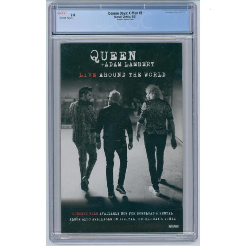 CGC Graded 9.8 Demon Days X-Men: #1 [Peach Momoko Design cover C - 1:500] 2021 Comics Marvel Comics
