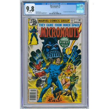 CGC Graded 9.8: Micronauts #1 [Dave Cockrum and Al Milgrom] 1979 Comics Marvel Comics