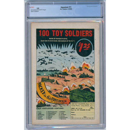 Aquaman #11 [Nick Cardy CGC 5.0] 1963 Comics DC Comics