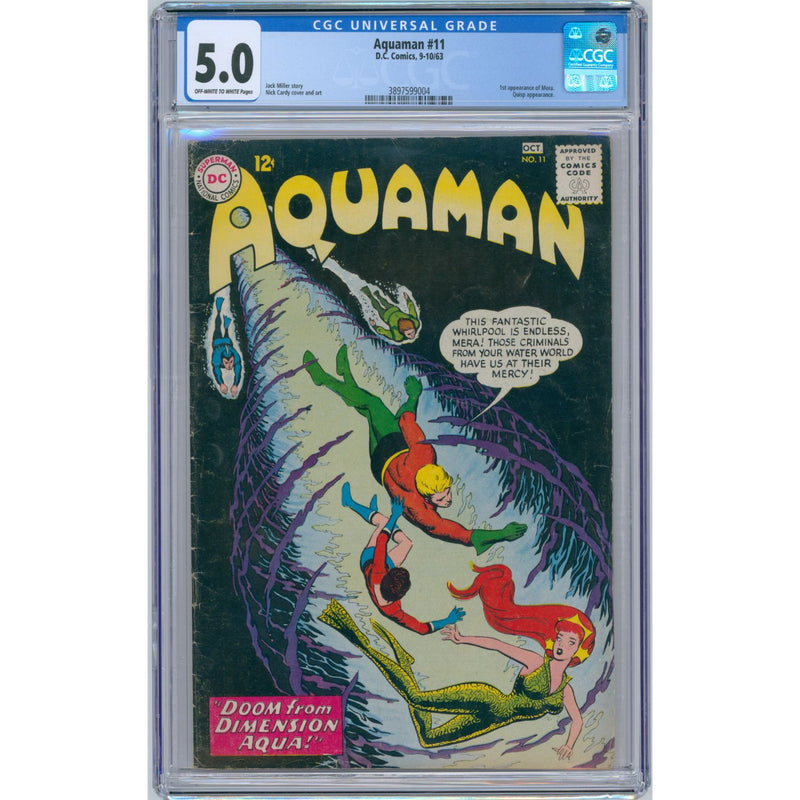 Aquaman #11 [Nick Cardy CGC 5.0] 1963 Comics DC Comics