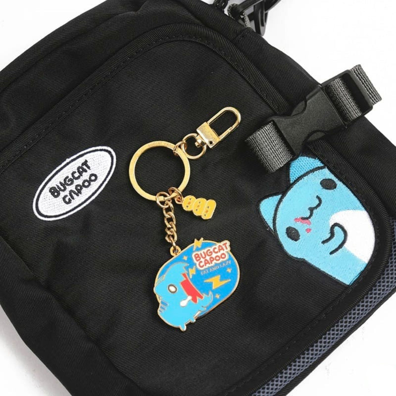 Bugcat Capoo: Capoo Can't Get Enough Keychain (Gold) Accessories Bugcat Capoo