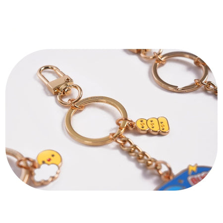 Bugcat Capoo: Capoo Can't Get Enough Keychain (Gold) Accessories Bugcat Capoo