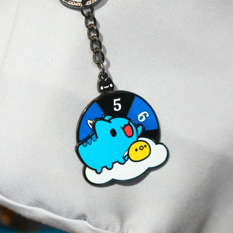 Bugcat Capoo: Capoo Spinner Number Dial Keychain Accessories Bugcat Capoo