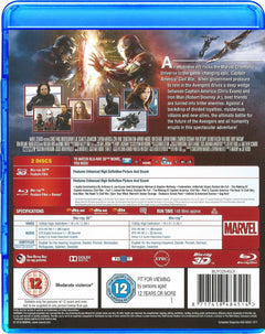 Captain America: Civil War [Blu-Ray 2D + 3D] Blu-Ray 3D Movie Marvel   