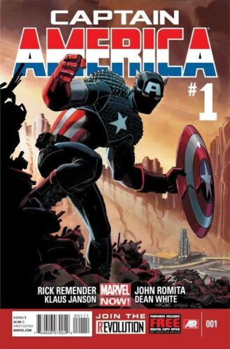 Captain America #1 [John Romita Cover A] 2013 Comics Marvel Comics