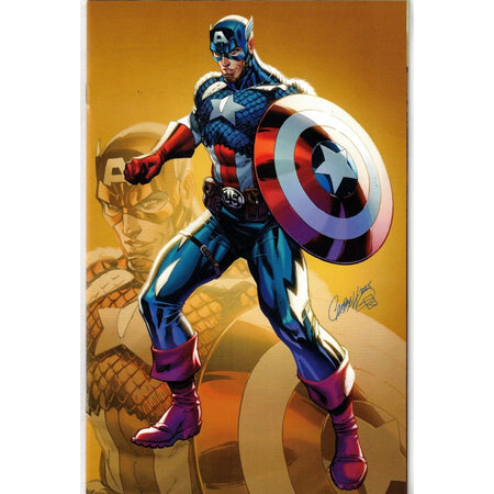 Captain America: #2 [J Scott Campbell Virgin - 1:100] 2025 Comics Marvel Comics