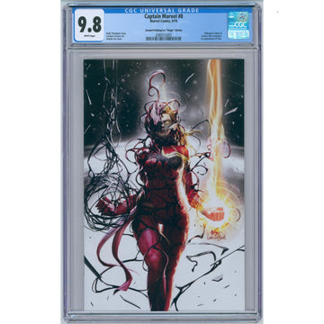 Captain Marvel: #8 CGC 9.8 [InHyuk Lee 2nd print Virgin Cvr C] 2019 Comics Marvel Comics