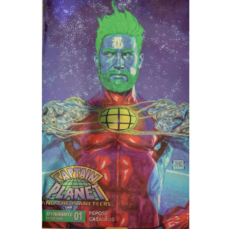 Captain Planet: #1 [Mark Spears Foil CVR K - 1:10] 2025 Comics Dynamite Entertainment