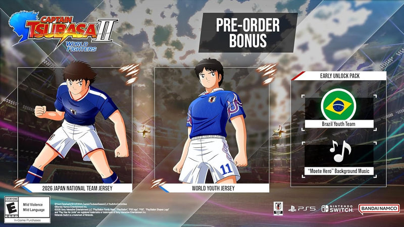 Captain Tsubasa II: World Fighters [Nintendo Switch] Nintendo Switch Video Game Bandai Namco
