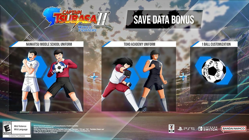 Captain Tsubasa II: World Fighters [Nintendo Switch] Nintendo Switch Video Game Bandai Namco
