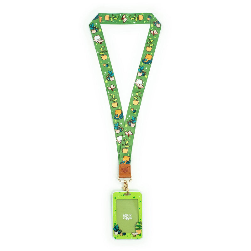 milkmochabear: Clover Card Holder and Lanyard Lanyards Milkmochabear   