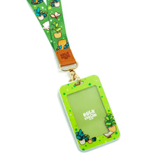 milkmochabear: Clover Card Holder and Lanyard Lanyards Milkmochabear   