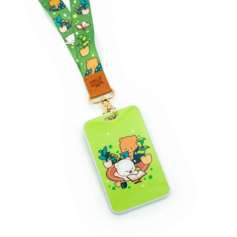 milkmochabear: Clover Card Holder and Lanyard Lanyards Milkmochabear   