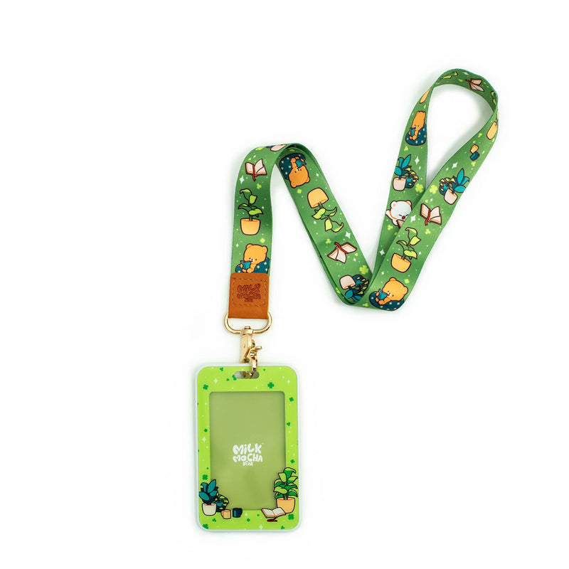 milkmochabear: Clover Card Holder and Lanyard Lanyards Milkmochabear   