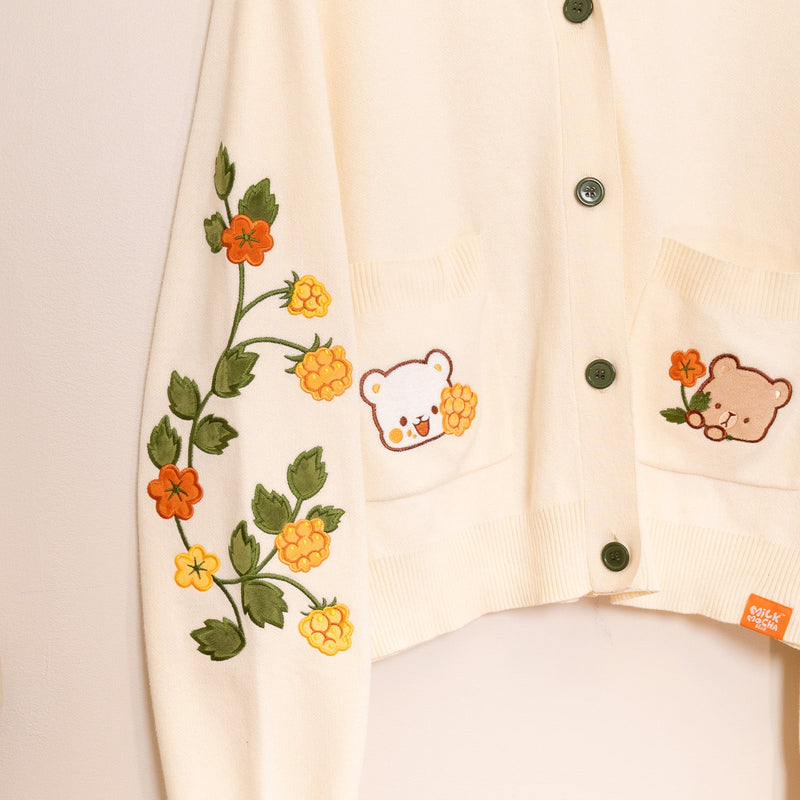 Milk Mocha Bear: Berry Cardigan Cardigan Milk Mocha Bear