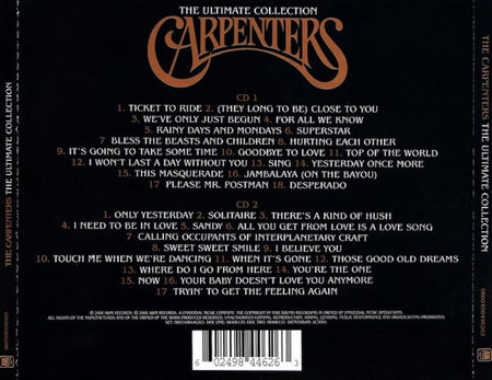 Carpenters: The Ultimate Collection - 2 CD/DVD [Audio CD] Music (CD) Universal Music   