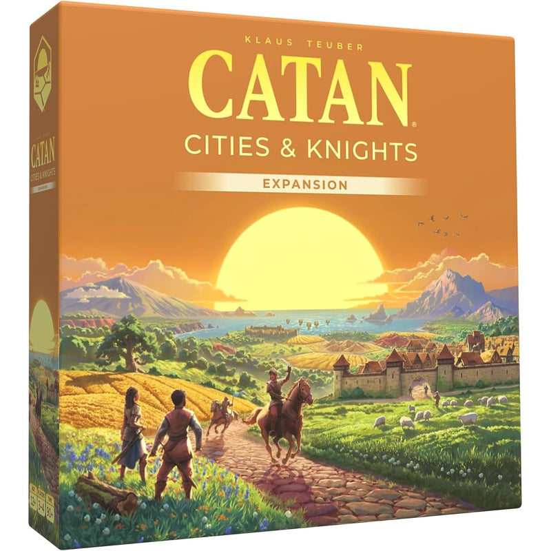 Catan: Cities and Knights Game Expansion - 6th Edition [Board Game, 3-4 Players] Board Game Catan Studios