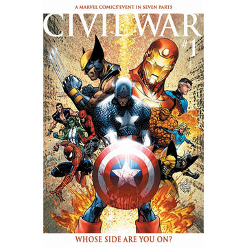Civil War: #1 [Michael Turner Foil Facsimile] 2025 Comics Marvel Comics