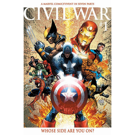 Civil War: #1 [Michael Turner Foil Facsimile] 2025 Comics Marvel Comics