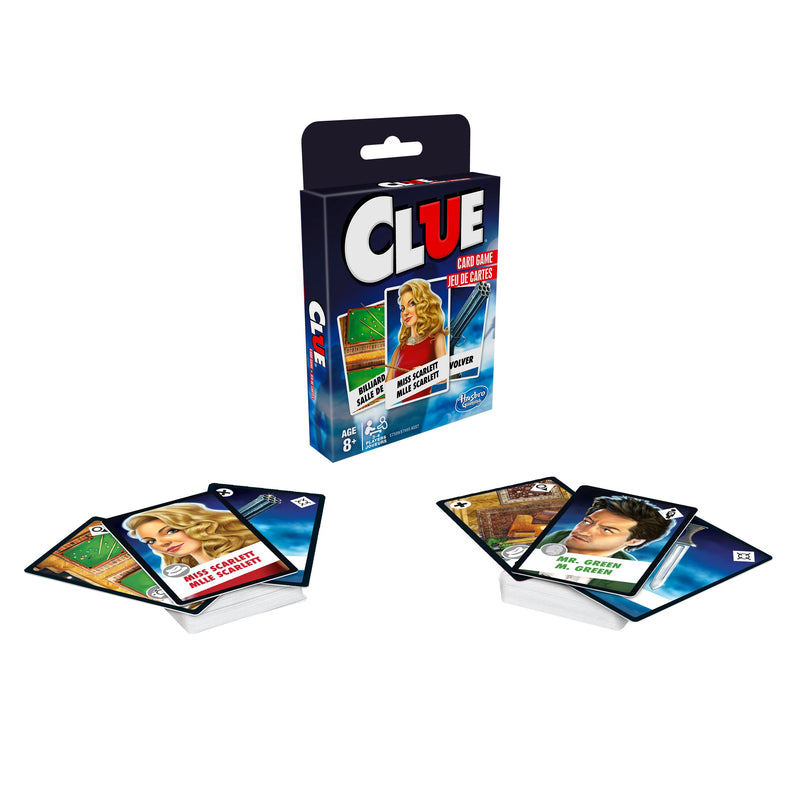 Clue Card Game [Board Game, 3 - 4 Players] Board Game Hasbro