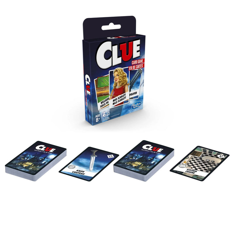 Clue Card Game [Board Game, 3 - 4 Players] Board Game Hasbro