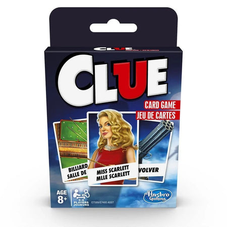 Clue Card Game [Board Game, 3 - 4 Players] Board Game Hasbro