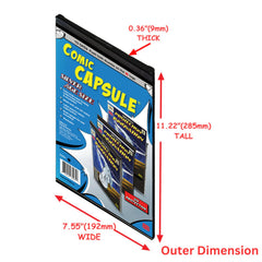 ComicCapsule Protective Case [Black Silver Age Size]