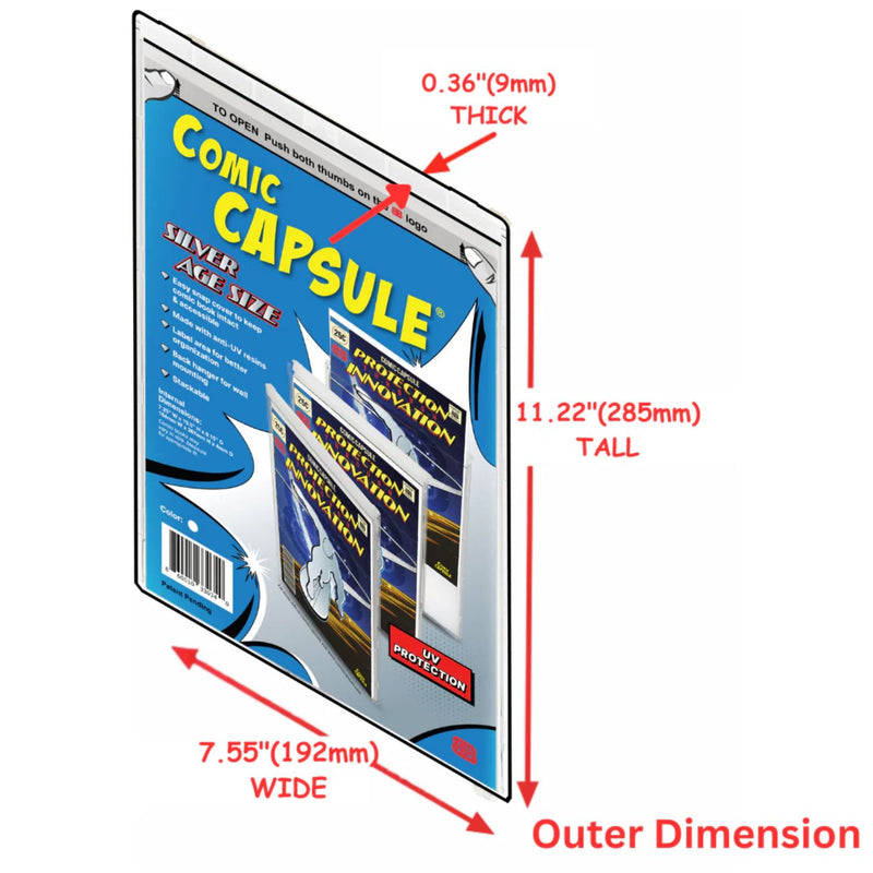 ComicCapsule Protective Case [Clear Silver Age Size]