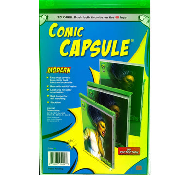 ComicCapsule Protective Case [Green Modern Age Size]
