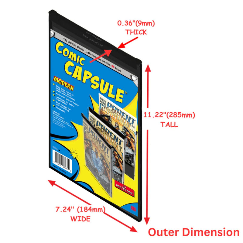 ComicCapsule Protective Case [Green Modern Age Size]