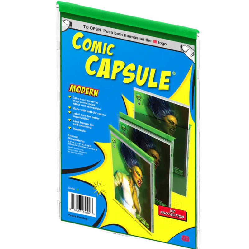 ComicCapsule Protective Case [Green Modern Age Size]