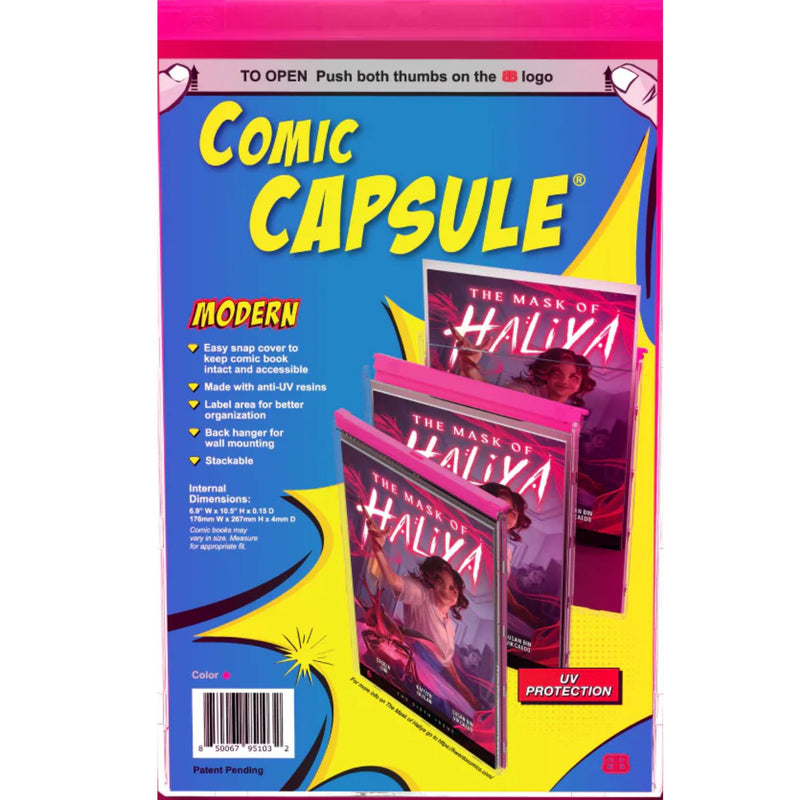 ComicCapsule Protective Case [Pink Modern Age Size]