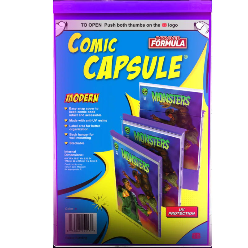 ComicCapsule Protective Case [Purple Modern Age Size]