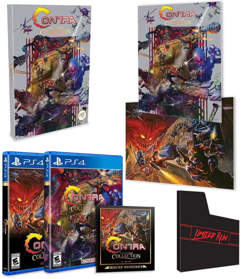 Contra Anniversary Collection: Classic Edition - Limited Run Games #446 [PlayStation 4] PlayStation 4 Video Game Limited Run Games