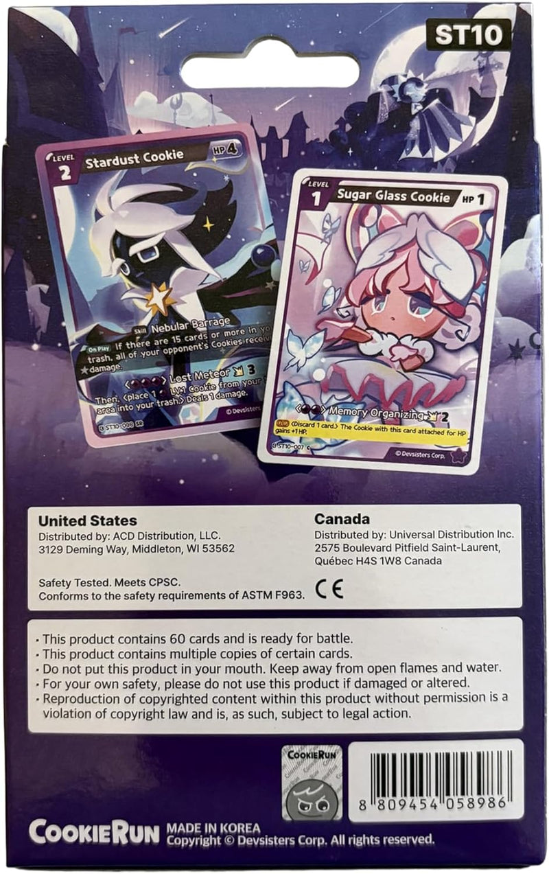 CookieRun Braverse TCG: Glorious Moonlight Starter Deck (ST10) Card Game Devsisters