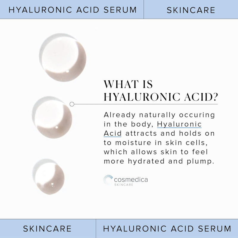 Cosmedica Skincare: Hyaluronic Acid Serum - 60 ML [Beauty] Beauty Cosmedica   