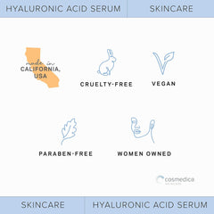 Cosmedica Skincare: Hyaluronic Acid Serum - 60 ML [Beauty] Beauty Cosmedica   
