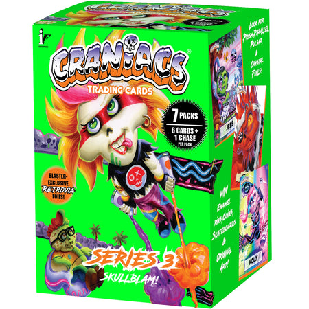 Craniacs: Series 3 Skullblam! Blaster Box - 7 Packs Card Game Ira Friedman Enterprises