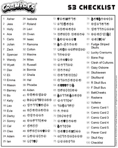 Craniacs: Series 3 Skullblam! Blaster Box - 7 Packs Trading Cards Ira Friedman Enterprises