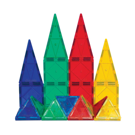 Crayola: Bold and Bright - 40 Piece Magnetic Tile Set Toys & Games Create On