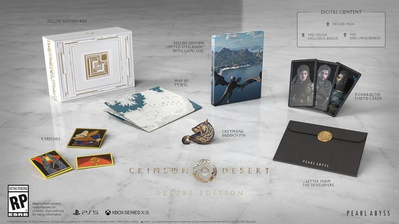 Crimson Desert: Deluxe Edition [PlayStation 5] PlayStation 5 Video Game Pearl Abyss