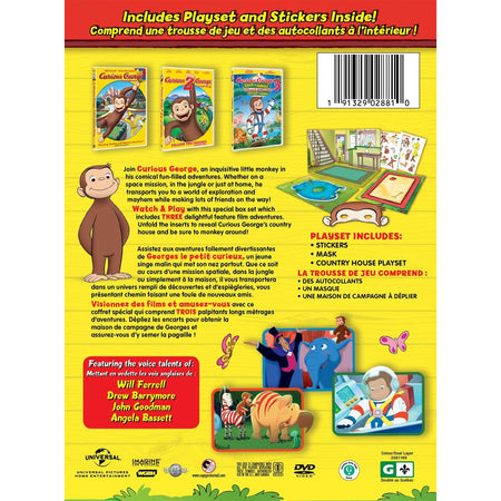 Curious George 3 Movie Set [DVD] DVD Box Set / Series Universal Pictures   