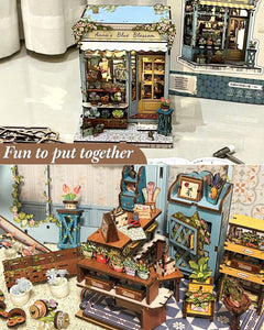 CuteBee: City Walk - Anna's Blue Blossom DIY Miniature House Model Kit CuteBee