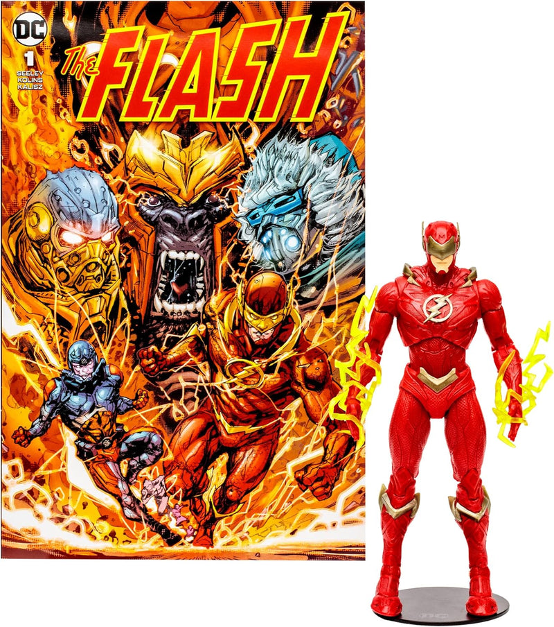 DC Comics: The Flash Action Figure - w/ Comic [Toys] Toys & Games McFarlane Toys   