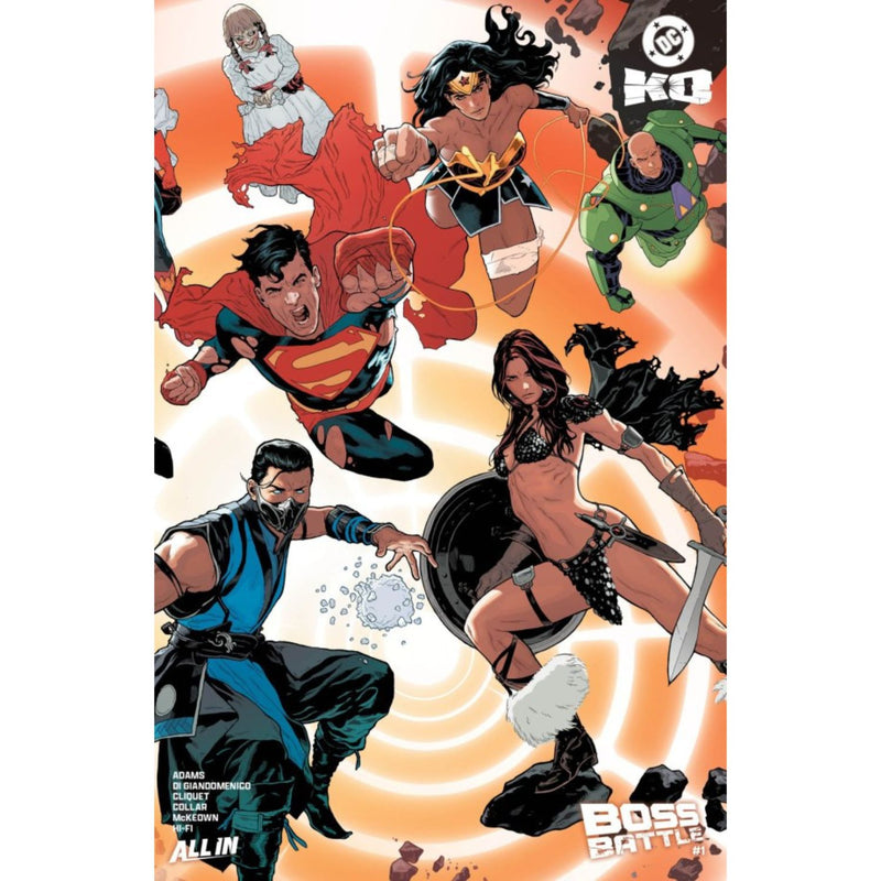 DC K.O. Boss Battle: #1 [Jeff Spokes CVR G] 2026 Comics DC Comics