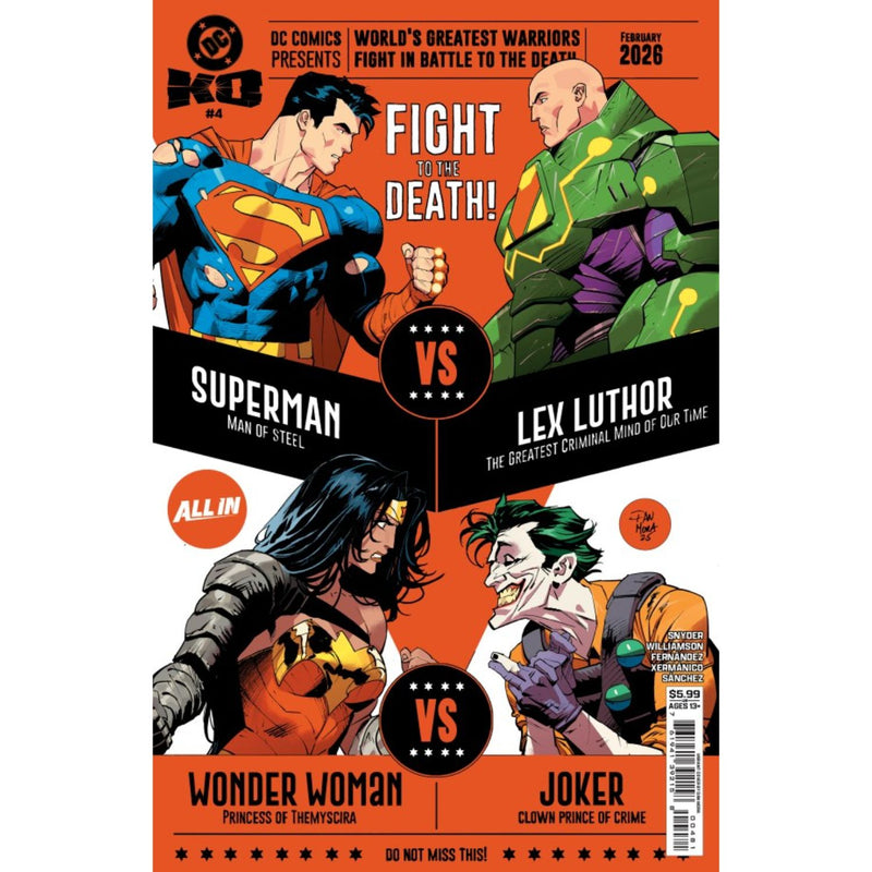 DC K.O.: #4 [Dan Mora Bracket CVR G] 2026 Comics DC Comics