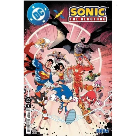 DC X Sonic The Hedgehog #1 2 3 4 5 [Pablo Collar CVR A Set 1-5] 2025 Comics DC Comics