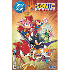 DC X Sonic The Hedgehog #1 2 3 4 5 [Pablo Collar CVR A Set 1-5] 2025 Comics DC Comics